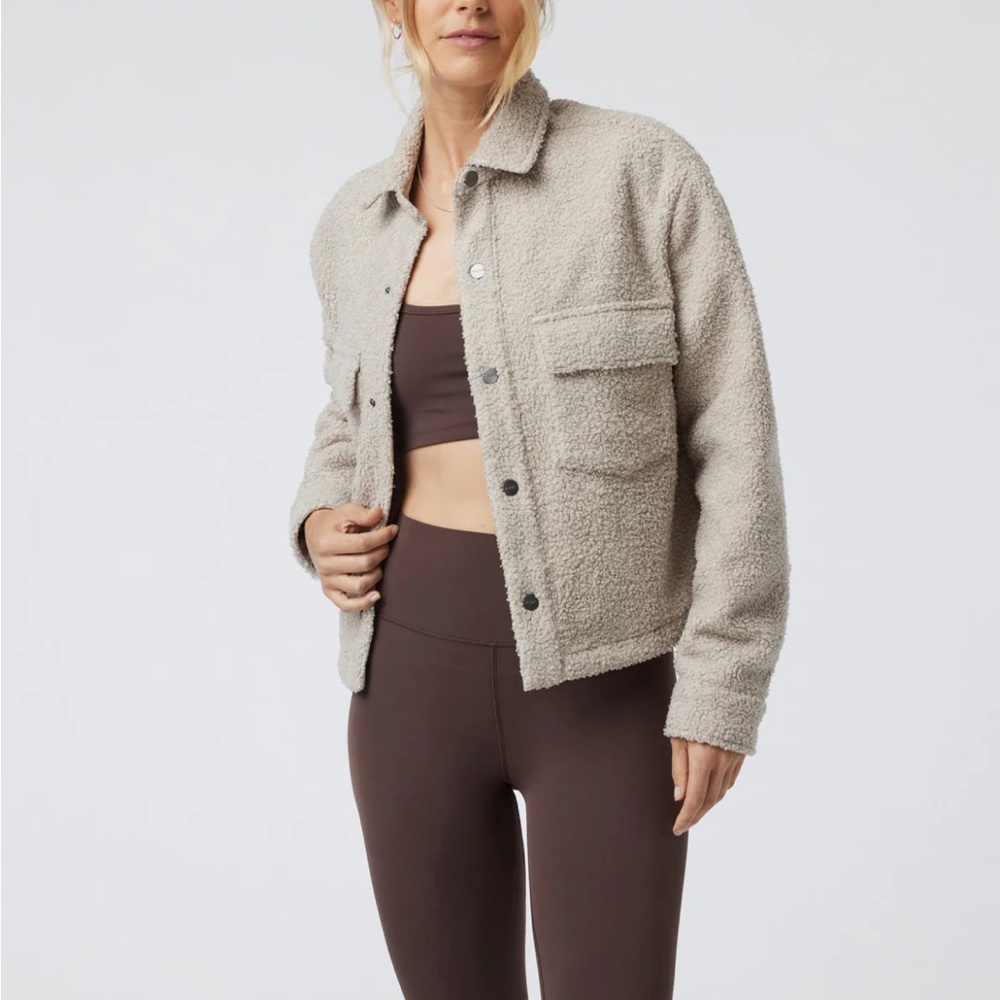 Vuori Sycamore Shirt jacket dark salt size small